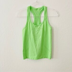 Lululemon Swiftly Racerback Green Tank Top